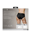 Shots Ouch Vibrating Strap On High-Cut Brief - Black XS/S