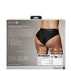 Shots Ouch Vibrating Strap On Hipster - Black XL/XXL
