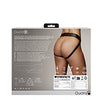 Shots Ouch Vibrating Strap On Thong w/Removable Rear Straps - Black M/L
