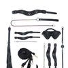 Shots Ouch! Venice Collection Bondage Kit w/Bag - Black/Iridescent