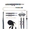 Shots Ouch! Paris Collection Bondage Kit w/Bag - Gray