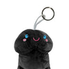 Shots Short Penis Plushie - Black  4" / 10 cm