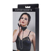 Sportsheets Velvet Noir Collar & Leash - Black