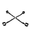 Sportsheets Velvet Noir Adjustable Hog Tie & Cuff Set - Black