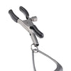 Sportsheets Velvet Noir Tuggable Nipple Clamps - Black