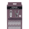 Edge Body Zipper Clothes Pins - Silver
