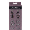 Edge Tuggable Clover Clamps - Silver