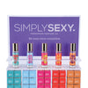 Simply Sexy Pheromone Perfume Oil Acrylic Display w/Testers - 36 pcs