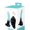VeDO Duo Silicone Dildo w/Harness - Turquoise/Black