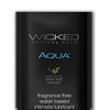 Wicked Sensual Care Aqua Water Based Lubricant .1 oz - Assorted Flavors