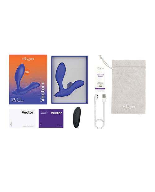 We-Vibe Vector+ - Royal Blue Reeses Compliant - Use Item WVSNVT1SG5