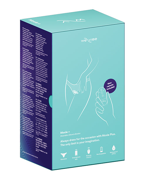 We-Vibe Moxie+ Panty Vibe - Aqua Reeses Compliant - Use Item WVSNXM25G5
