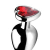 Booty Sparks Red Heart Gem - Large Anal Plug