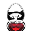 Booty Sparks Red Heart Gem - Large Anal Plug