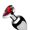 Booty Sparks Red Heart Gem - Medium Anal Plug