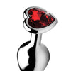 Booty Sparks Red Heart Gem - Medium Anal Plug