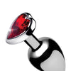 Booty Sparks Red Heart Gem - Small Anal Plug