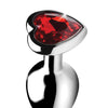 Booty Sparks Red Heart Gem - Small Anal Plug