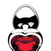 Booty Sparks Red Heart Gem - Small Anal Plug