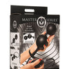 Master Series Ass Rattler Weighted Inflatable Silicone Anal Plug - Black