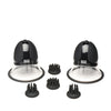 Size Matters 10X Rotating Silicone Nipple Suckers w/ 4 Attachments - Black