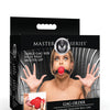 Master Series Gag Order Extreme Silicone Ball Gag - Red/Black