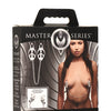 Master Series Tyrant Spiked Clover Nipple Clamps - Silver
