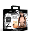 Master Series Dark Grip Vibrating Nipple Clamps - Black