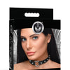 Master Series Spiked Heart Choker - Black