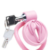Master Series Pussification Vulva Locking Chastity Cage - Pink