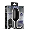 Heavy Hitters - Vibrating Weighted Silicone Anal Plug - Large