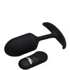 Heavy Hitters - Vibrating Weighted Silicone Anal Plug - Large