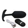 Heavy Hitters - Vibrating Weighted Silicone Anal Plug - Large