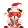 Master Series Holiday Bondage Teddy Bear Keychain - White