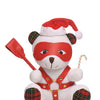 Master Series Holiday Bondage Teddy Bear Plush - White