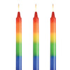 Master Series - Pride Candles Rainbow Drip Candle Set of 3