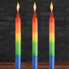Master Series - Pride Candles Rainbow Drip Candle Set of 3