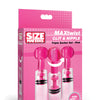 Size Matters MAXtwist Clit & Nipple Triple Sucker Set - Pink