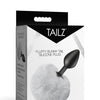 Tailz Fluffy Bunny Tail Silicone Plug - White