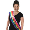 Rainbow Just Married Sash