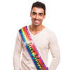 Rainbow Just Married Sash