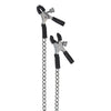 Spartacus Adjustable Micro Plier Nipple Clamps w/Link Chain