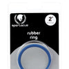 Spartacus 2" Rubber Cock Ring - Blue