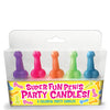 Super Fun Party Candles  - Set of 5