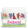 Fuckers Sex Position Candles - Set of 5