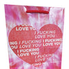 I Fucking Love You Heart Valentines Gift Bag
