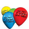 11" Happy Fucking Birthday Balloons - Bag of 8