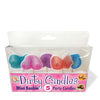 Mini Boobie Dirty Candle Set - Set of 5
