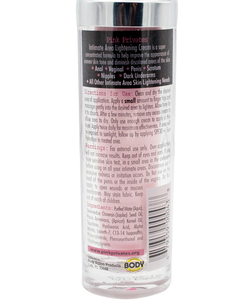 Pink Privates Intimate Area Lightening Cream 1 oz