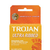Trojan Ribbed Condoms - Box of 3